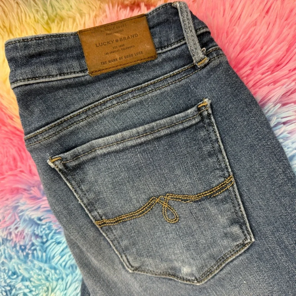Lucky Brand Lolita‎ Skinny Jeans Womens 6/28 Regular Blue Medium Wash Denim